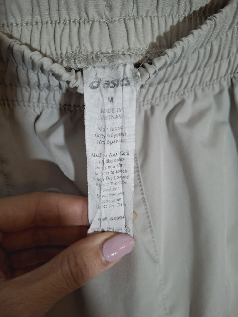 Asics Light Gray Jogger Swishpants